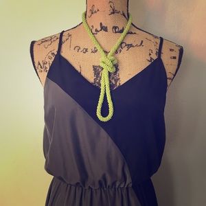 👣Long seed bead necklace